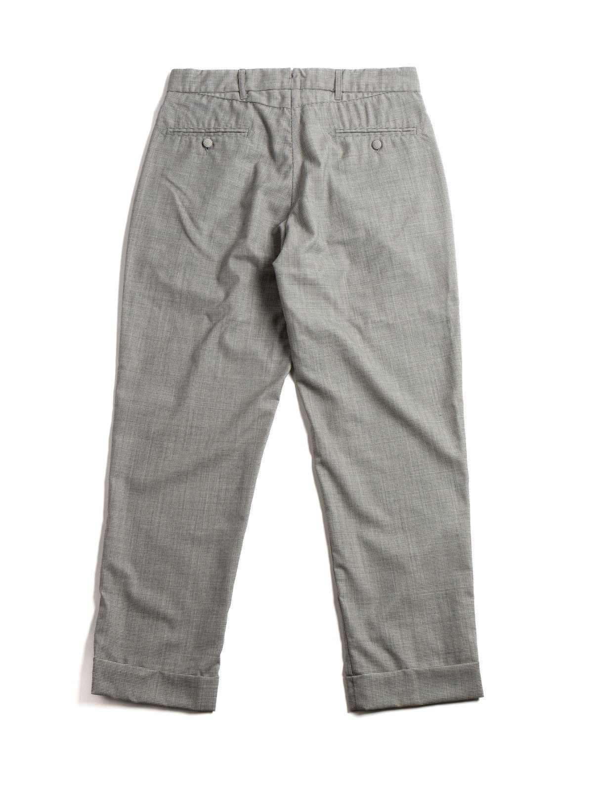 ANDOVER PANT GREY MICRO HOUNDSTOOTH TROPICAL WOOL  - Image 6
