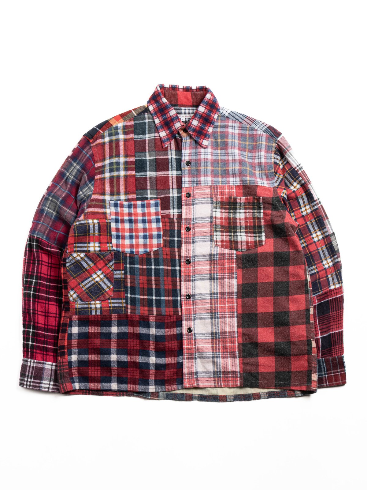 REBUILD by NEEDLES FLANNEL SHIRT STRAIGHT HEM SHIRT ASSORTED 1A - Image 1