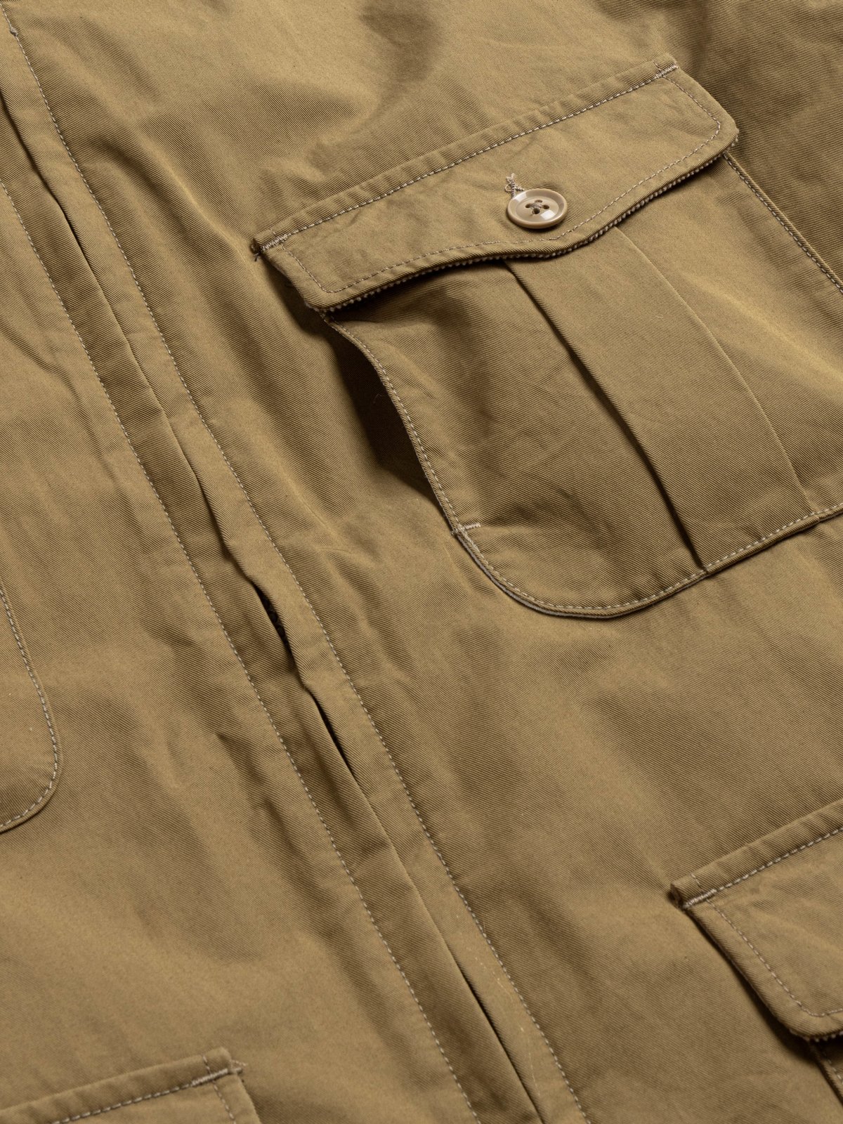 SAS JACKET KHAKI COATED NYCO TWILL - Image 4