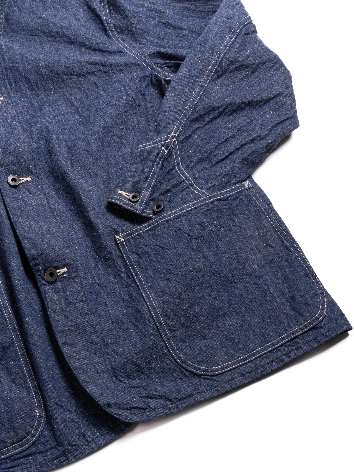 40&rsquo;s DENIM COVERALL INDIGO - Image 3