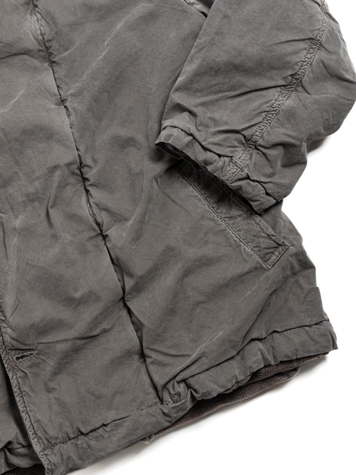 WORKING STEP COAT PEACHED COTTON OXFORD SHALE - Image 3