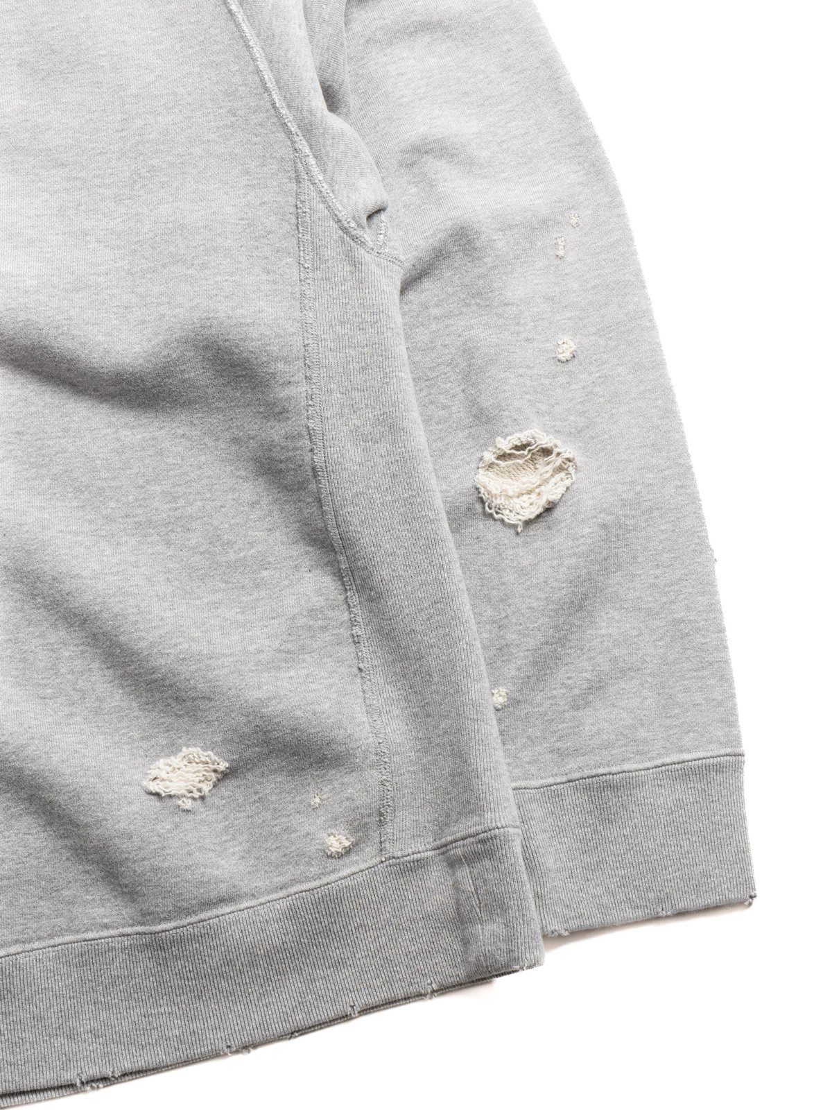 NEEDLES DECONSTRUCTED SWEAT SHIRT GREY - Image 5