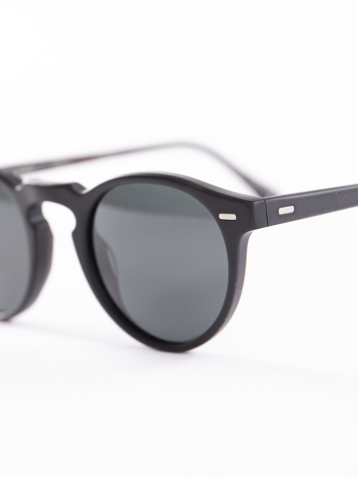 Semi–Matte Black/Dark Grey Polar Gregory Peck Sunglasses - Image 3
