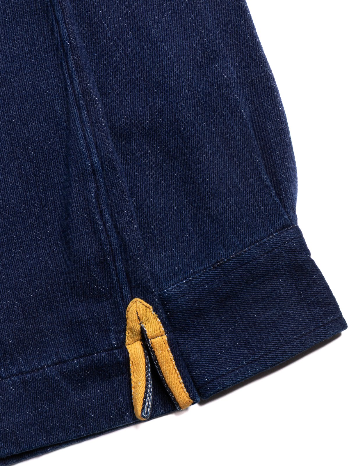(OM45475.55) TBB HAND WOVEN 10OZ TWILL WEAVE DENIM STRAIGHT HEM SHIRT - Image 5