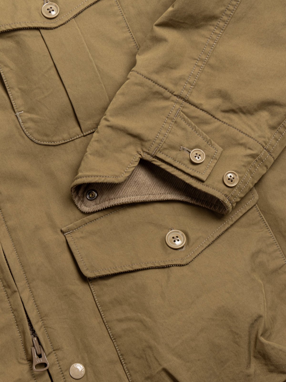 SAS JACKET KHAKI COATED NYCO TWILL - Image 7