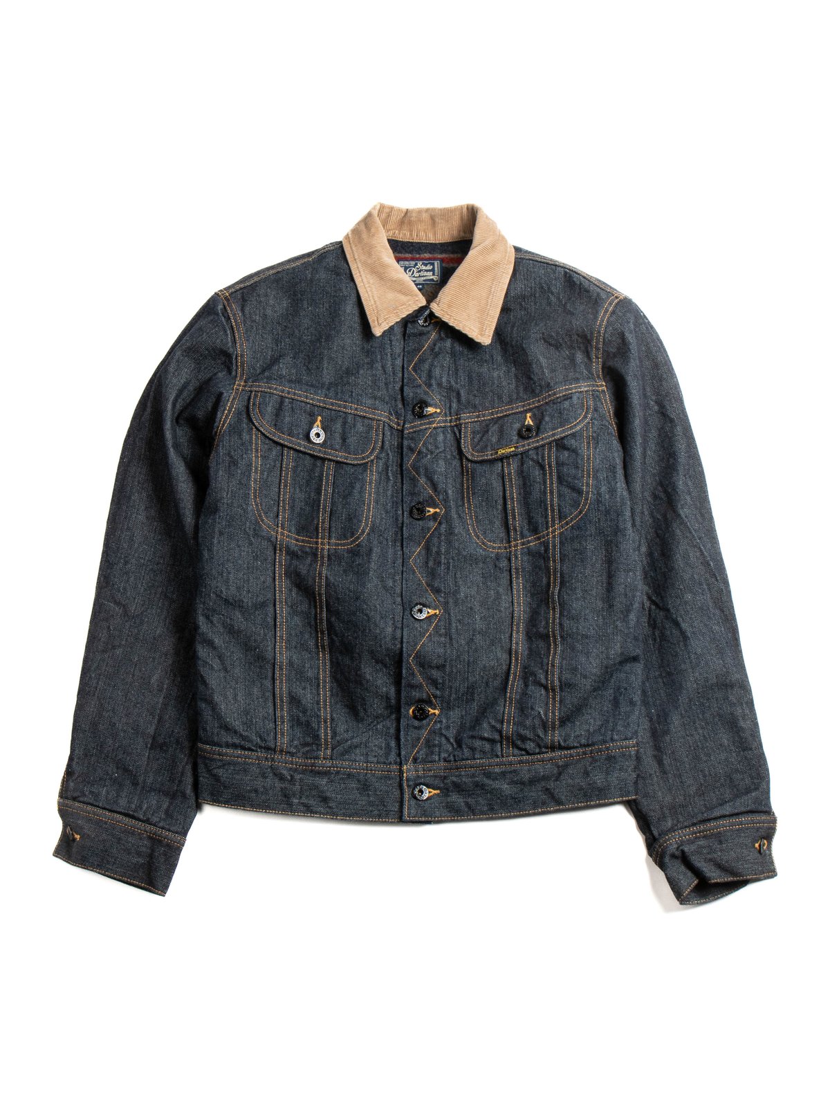 D4187 BLANKET LINED DENIM JACKET INDIGO - Image 1