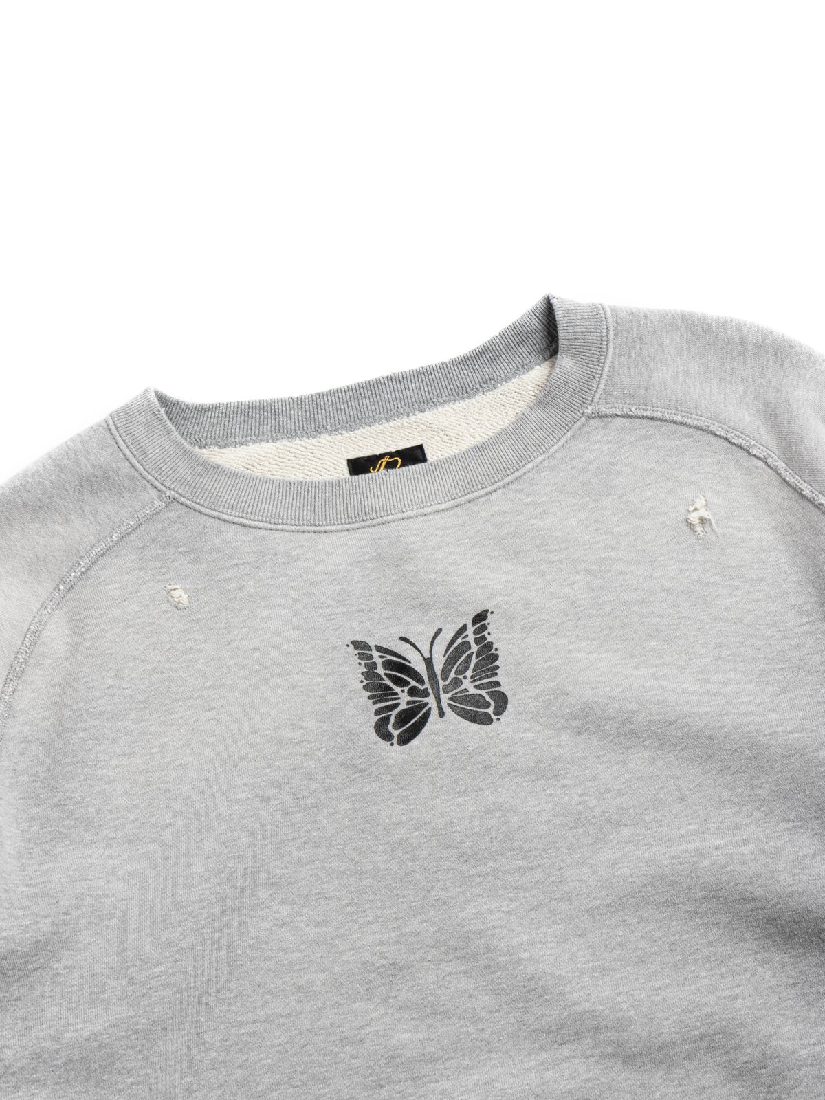 NEEDLES DECONSTRUCTED SWEAT SHIRT H.GREY - Image 2