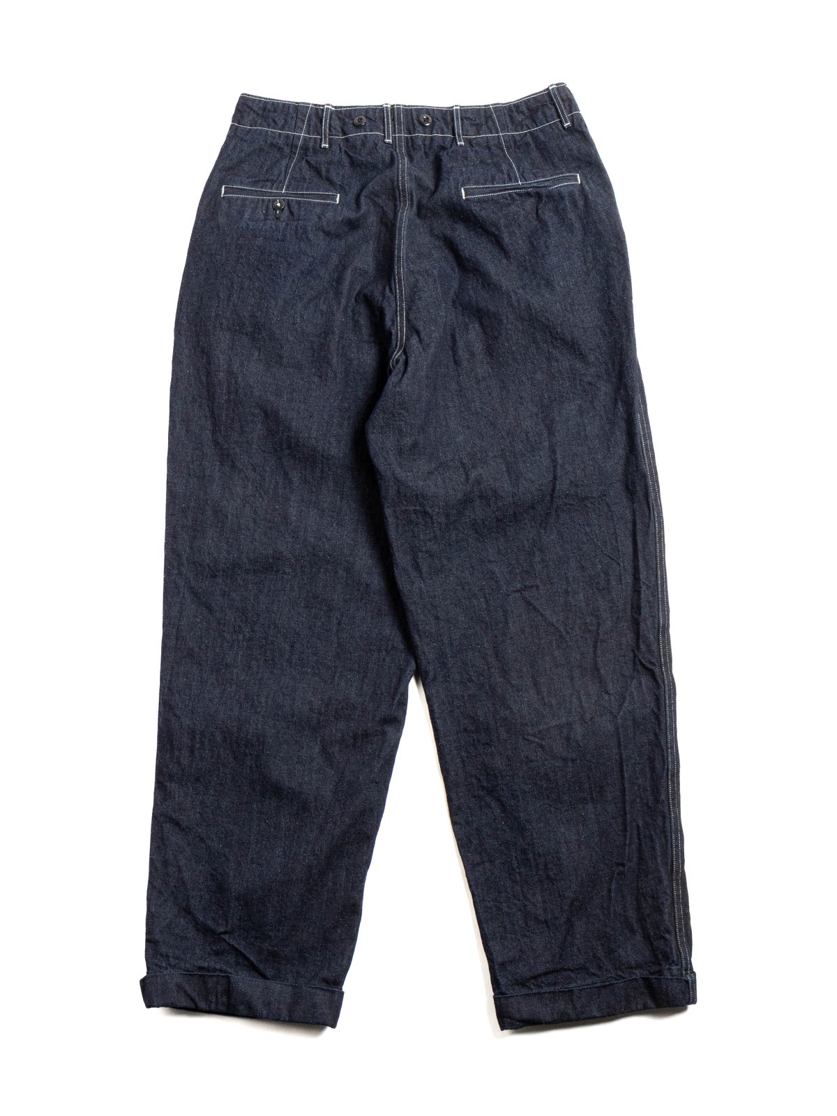 (44&ndash;705D) DENIM WORK TROUSER RINSED - Image 5