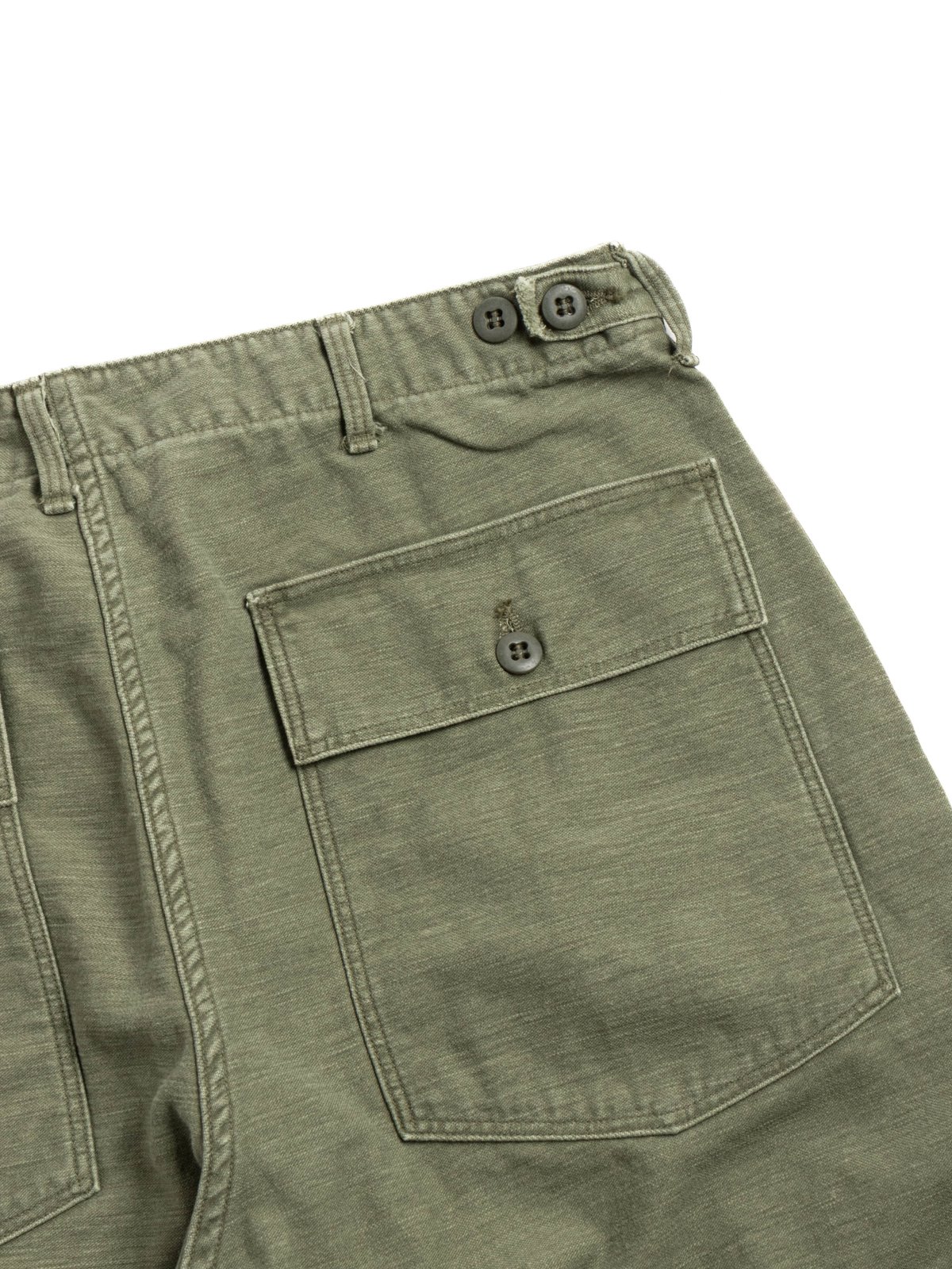 (V5002&ndash;77S) REVERSE SATEEN VINTAGE FIT FATIGUE PANT OLIVE SW - Image 4