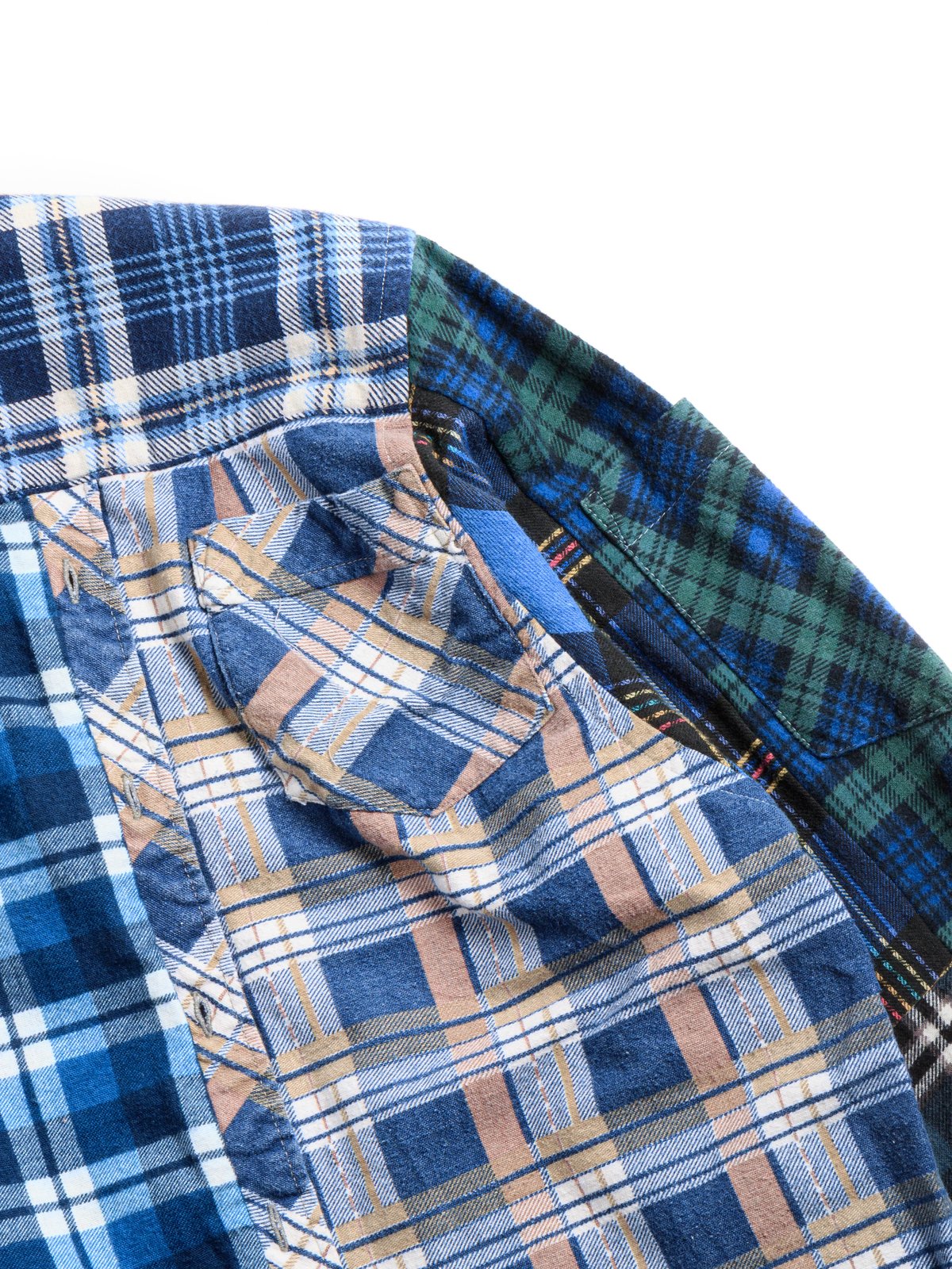 REBUILD by NEEDLES FLANNEL SHIRT STRAIGHT HEM SHIRT ASSORTED 4 - Image 3