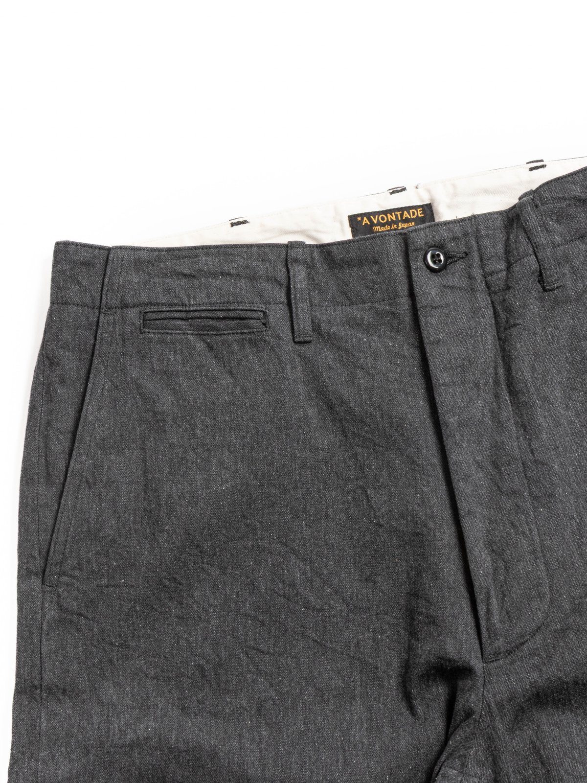 (VTD–0340–PT3) Type 45 CHINO TROUSER DK.CHARCOAL TWILL - Image 2