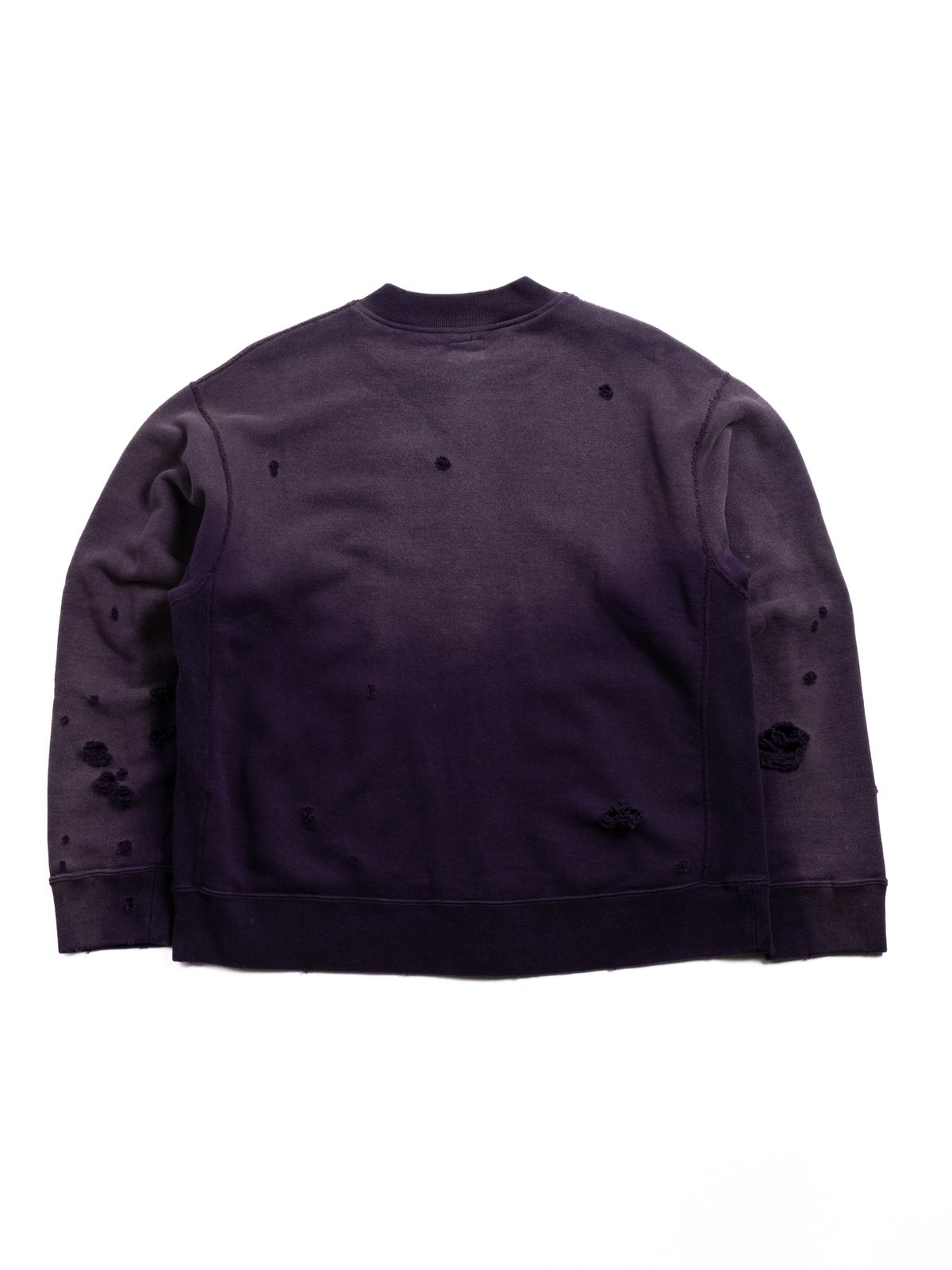 NEEDLES DECONSTRUCTED ZIP SWEAT PURPLE - Image 6