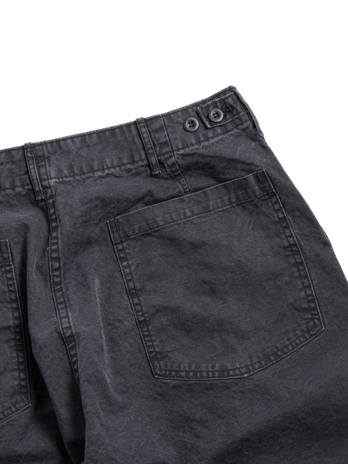 (LOT&ndash;5103) CANVAS SUMMER FATIGUE PANTS BLACK - Image 5