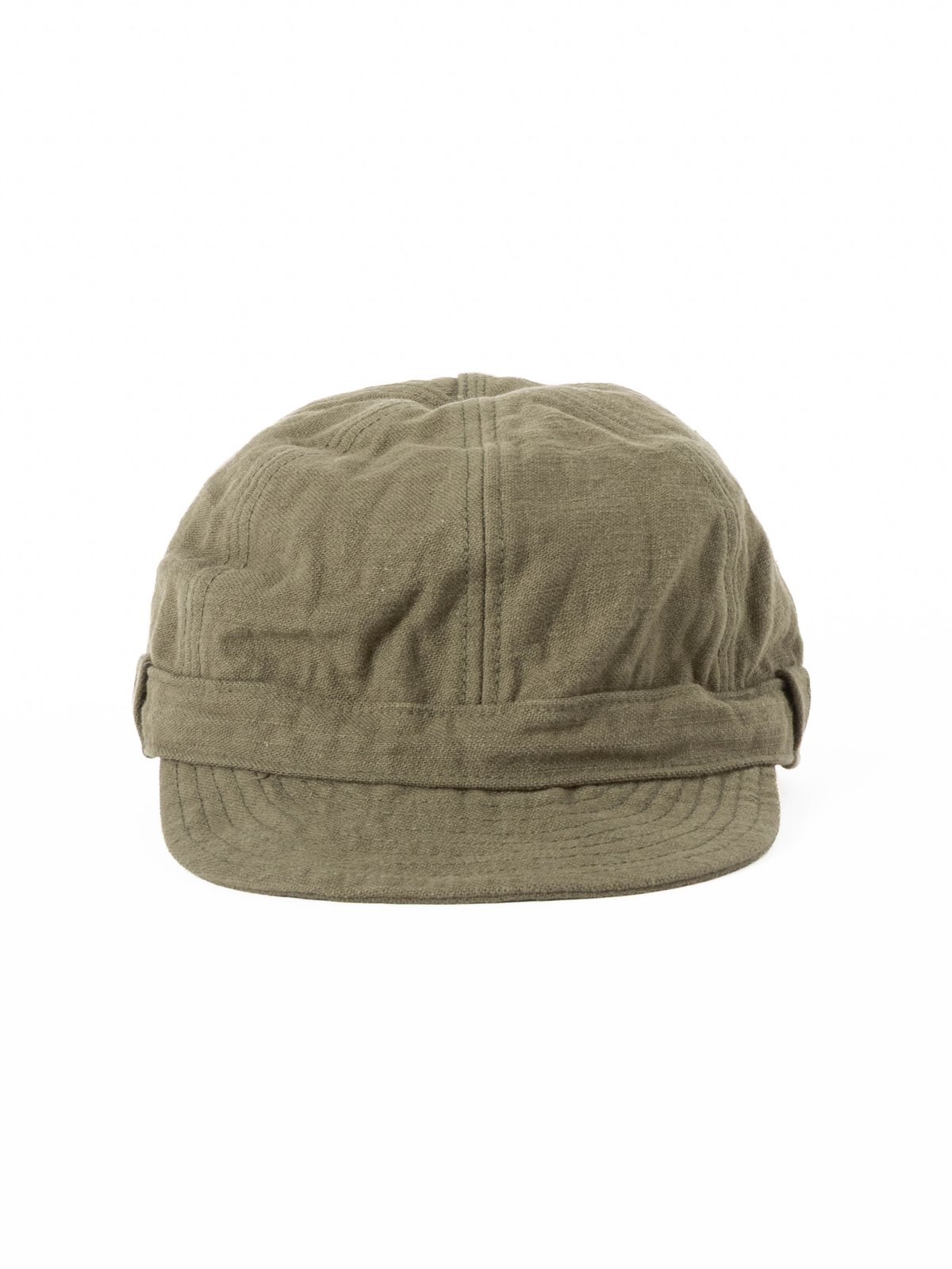 (SJ201WC&ndash;52BP) COTTON WORK CAP OLIVE - Image 2