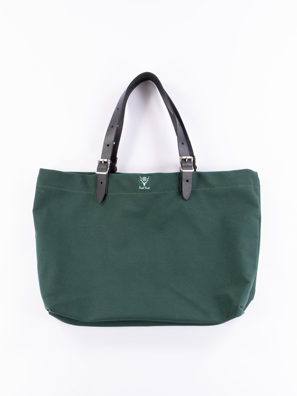 hunter green tote bag