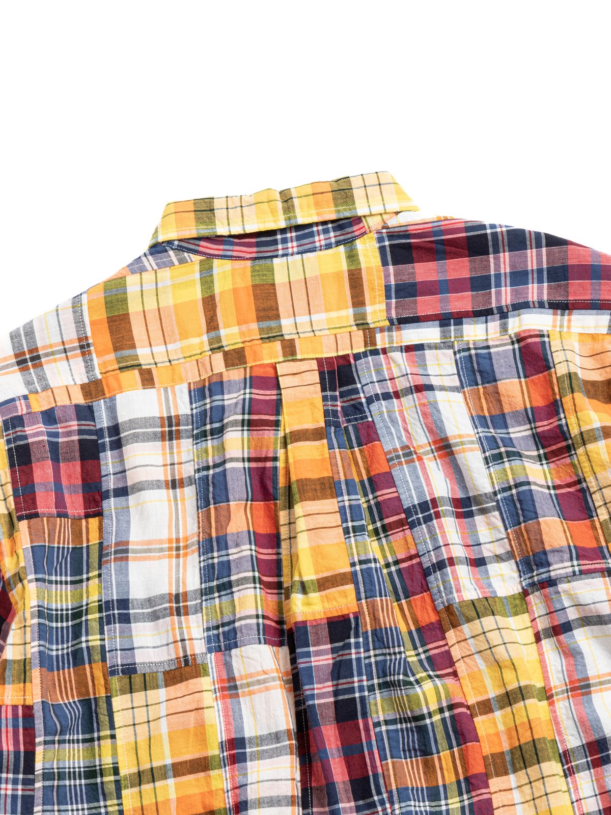 (OM45645.19) STANDARD WEAVE MADRAS S/S SEASONAL PATCHWORK - Image 4