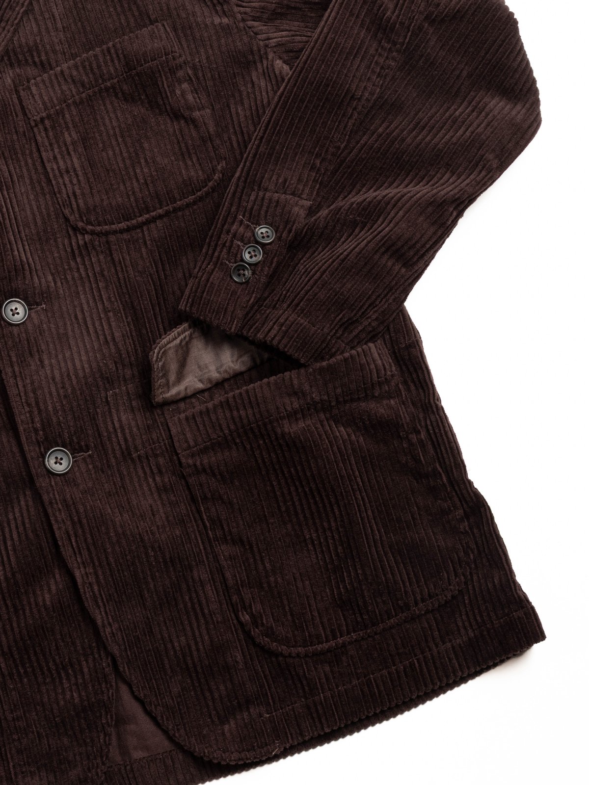 LOITER JACKET / Dk.BROWN COTTON 4.5W CORDUROY - Image 3