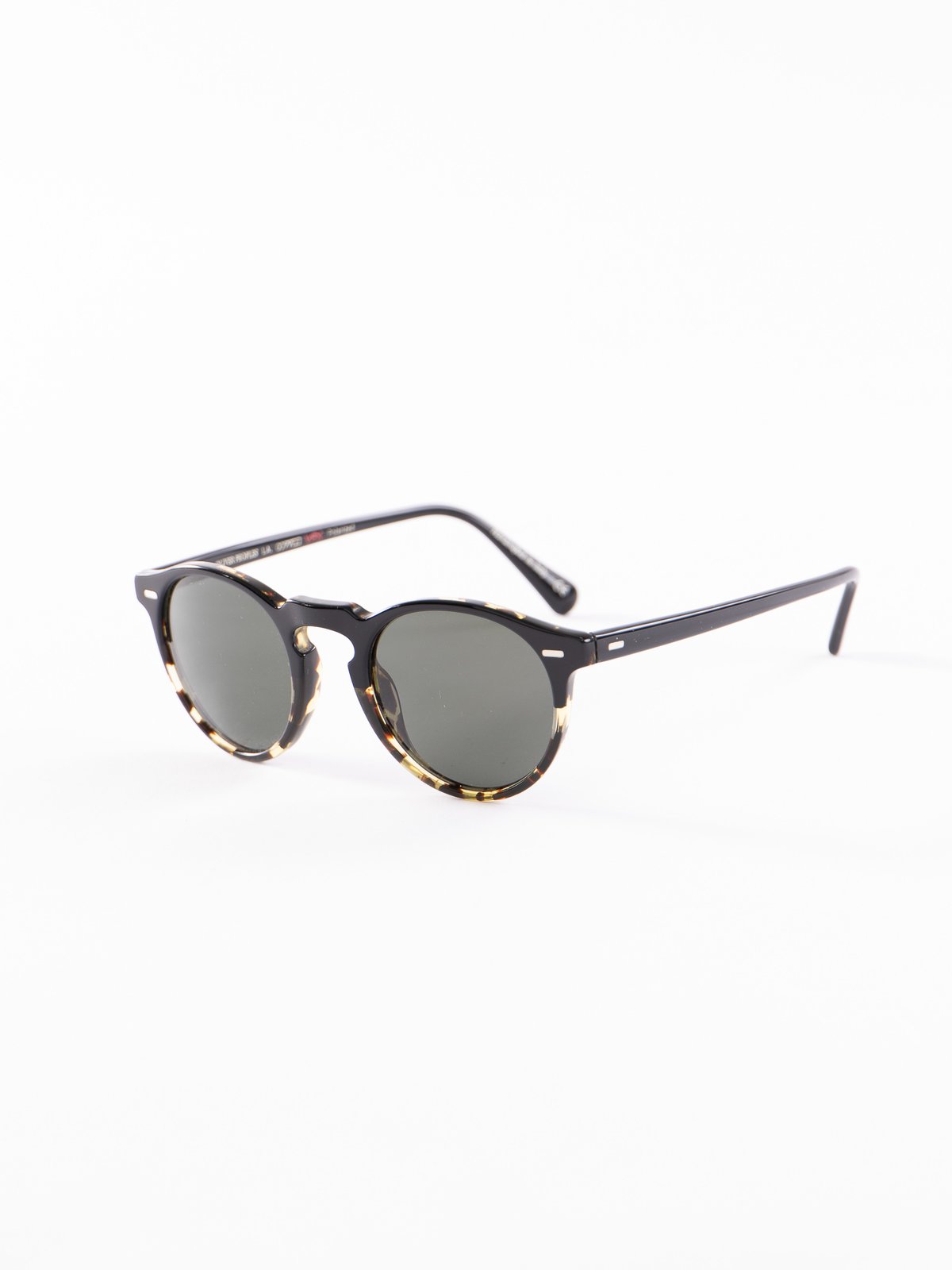 Black–DTBK Gradient/Green Polar Gregory Peck Sunglasses - Image 2