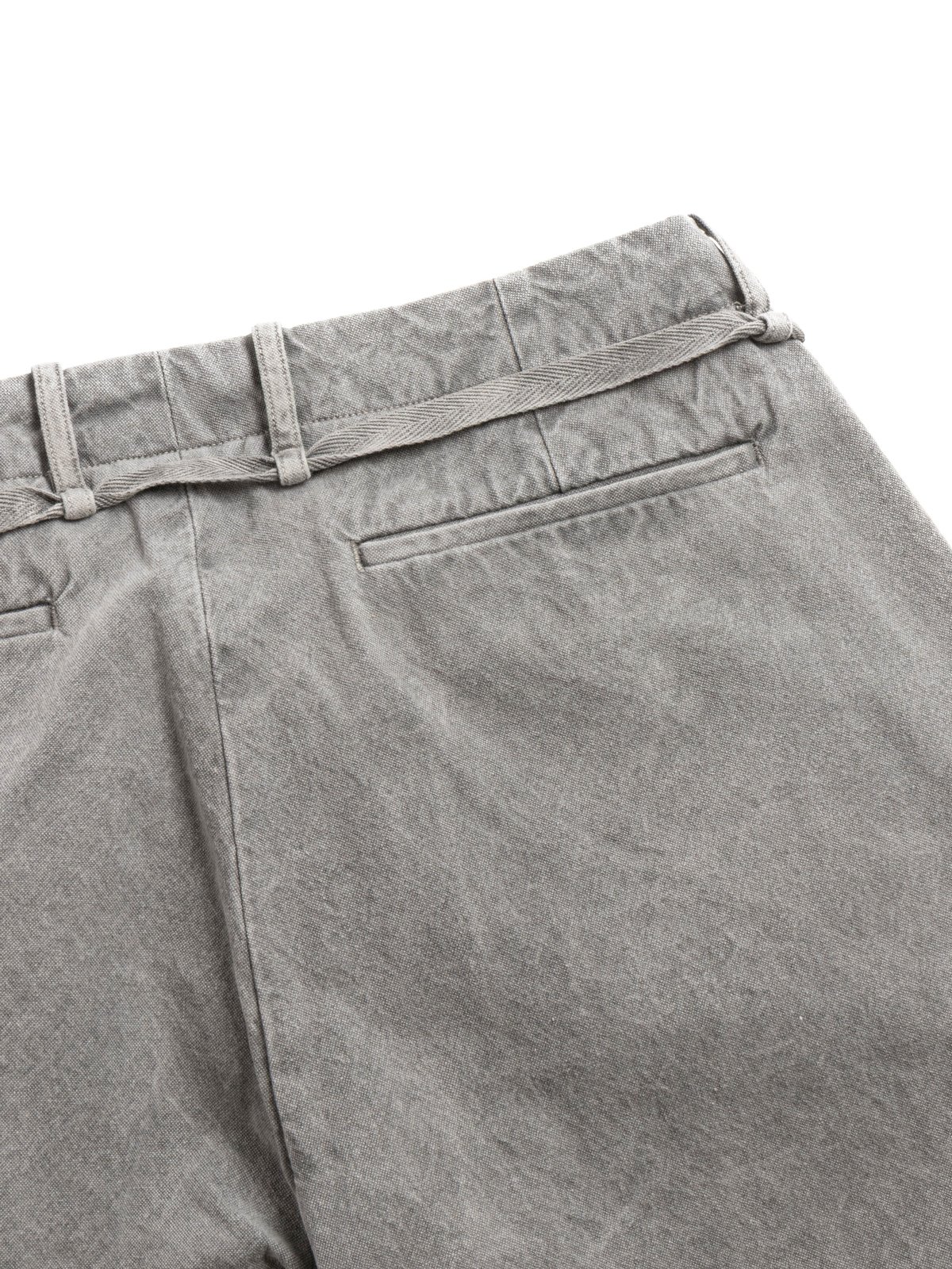 (SV–PT–001–11) 10oz CANVAS TAPERED 2TUCK PANTS SUMI - Image 5