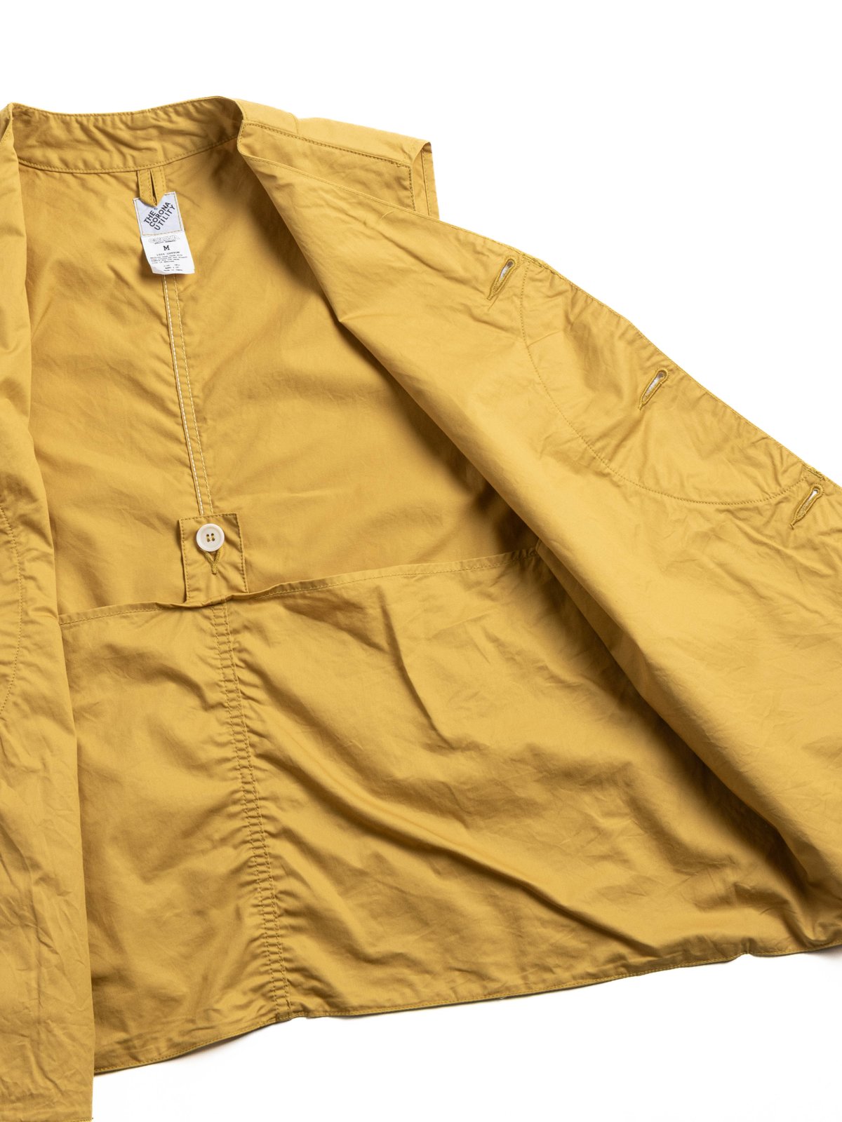 (CV002) GAME VEST LIGHT COTTON TWILL MUSTARD - Image 4