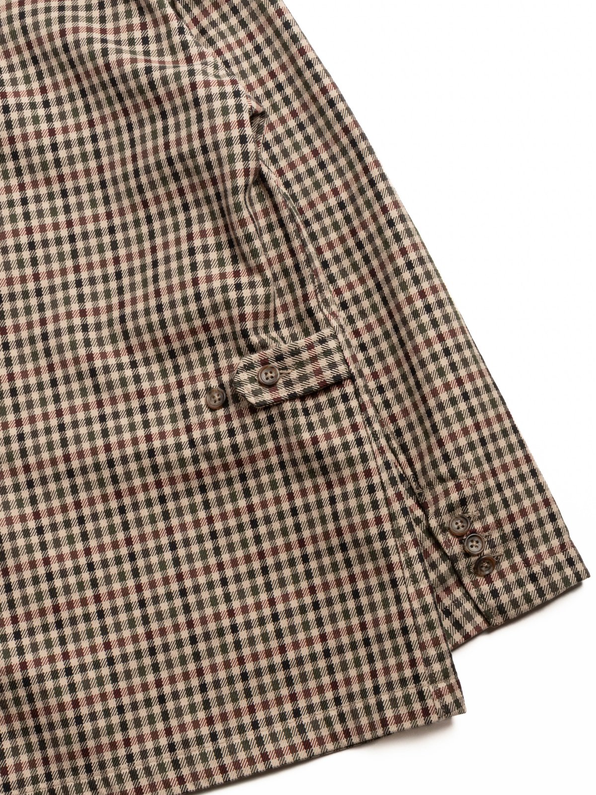 LOITER JACKET / BROWN / OLIVE HEAVY GUN&ndash;CLUB CHECK - Image 4