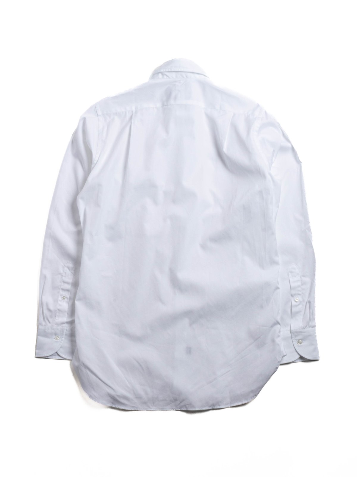 LONG POINT POPLIN SHIRT WHITE - Image 4