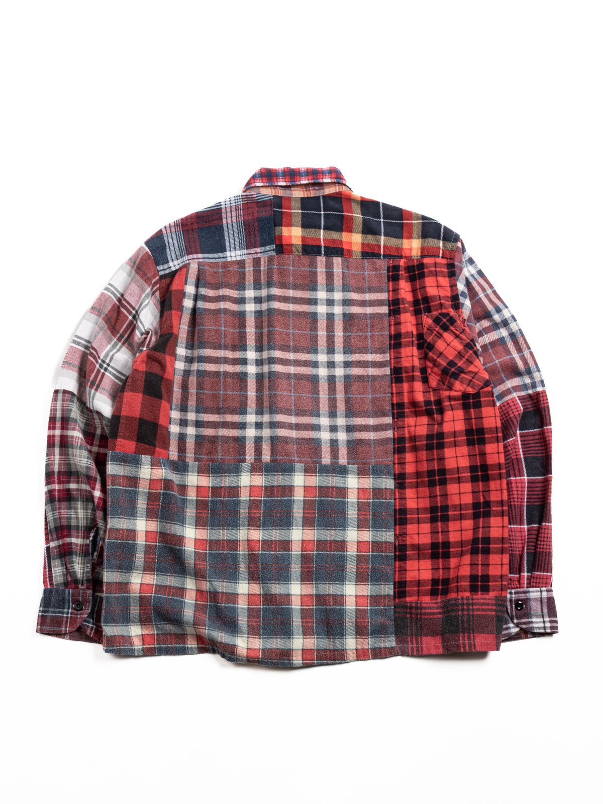 REBUILD by NEEDLES FLANNEL SHIRT STRAIGHT HEM SHIRT ASSORTED 1A - Image 4