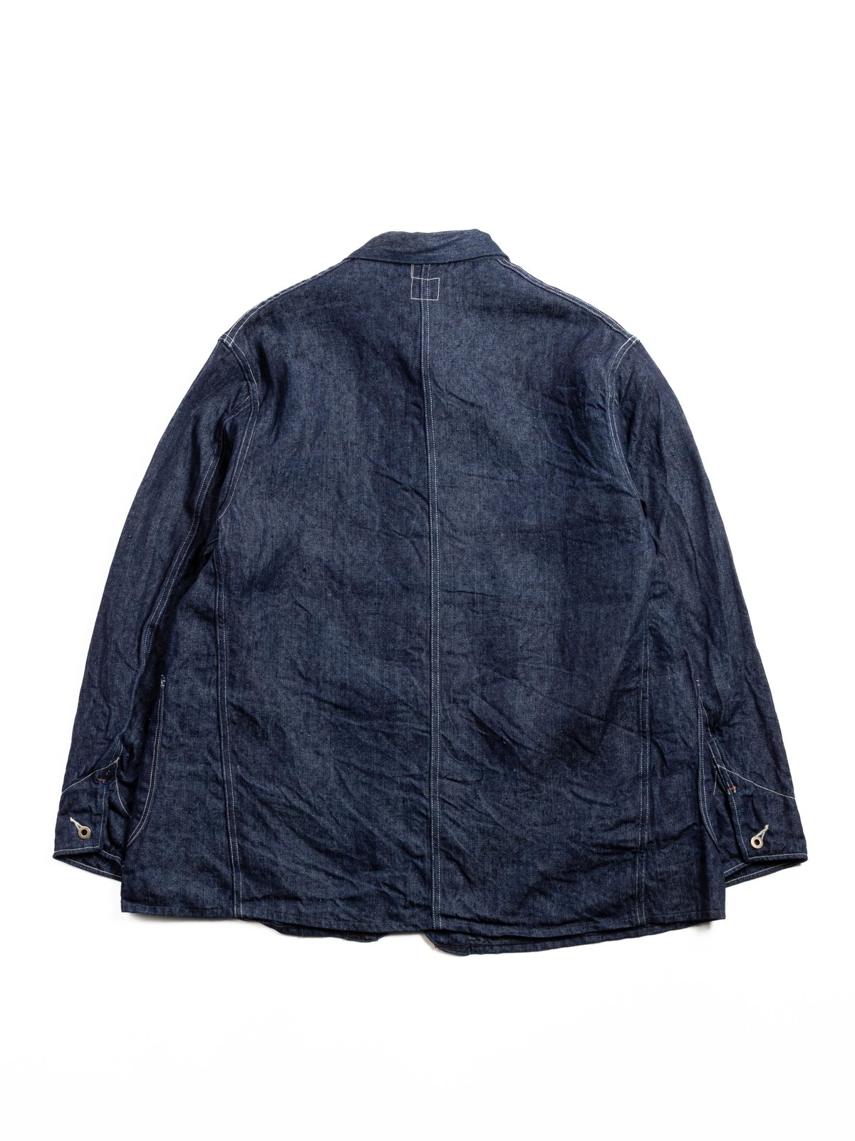 (6250&ndash;L81) WWII 40&rsquo;s LINEN DENIM COVERALL INDIGO (LOOSE FIT) - Image 3
