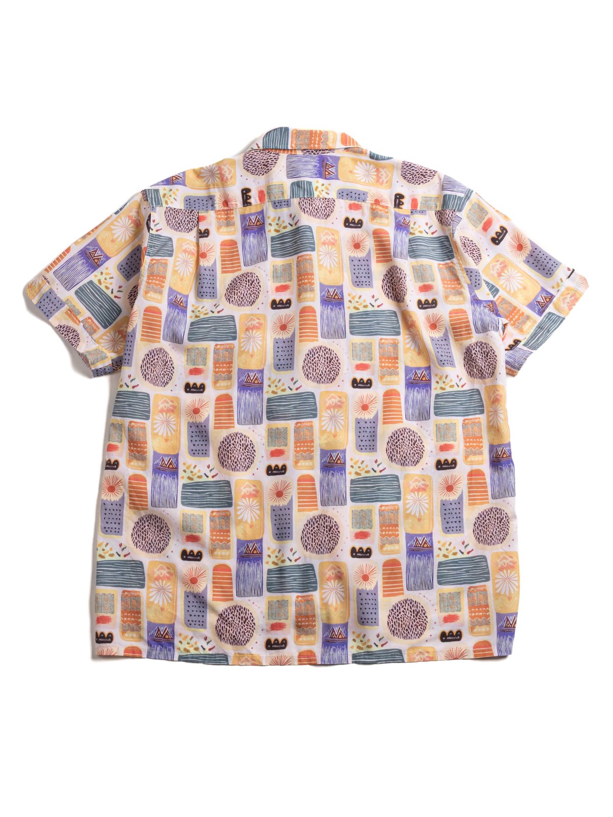 CAMP SHIRT MULTI COLOR TENCEL JAMAICAN PRINT - Image 4