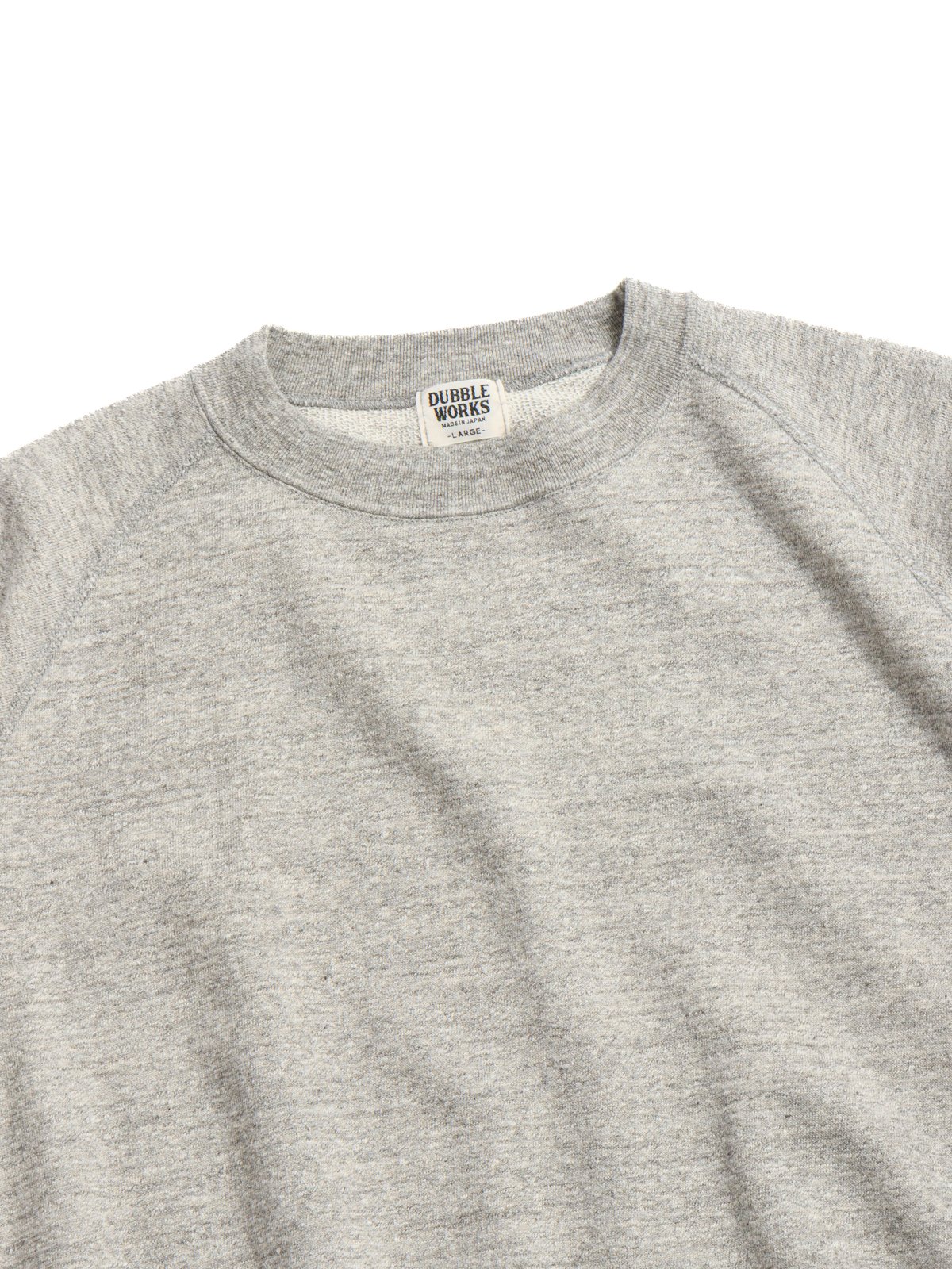 (LOT 74001) CUT OFF SLEEVE SWEAT SHIRT HEATHER GREY - Image 2