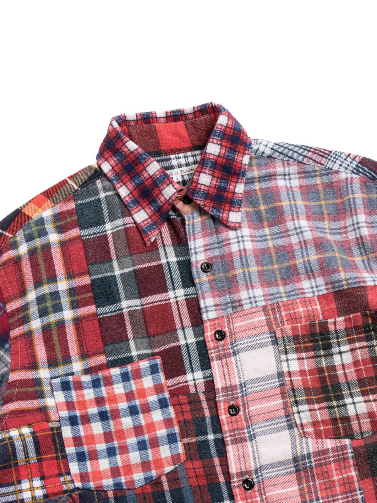 REBUILD by NEEDLES FLANNEL SHIRT STRAIGHT HEM SHIRT ASSORTED 1A - Image 2