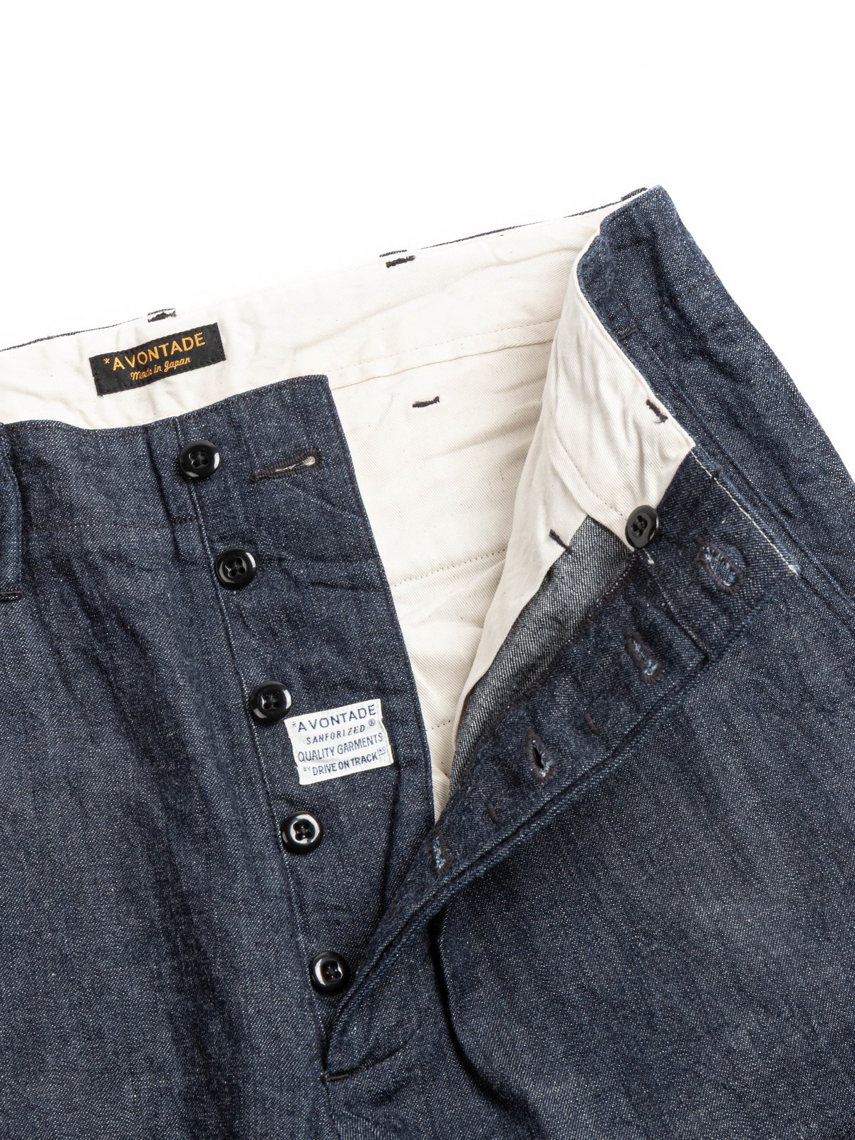(VTD–0340–PT3) TYPE 45 CHINO TROUSER 10oz SELVEDGE DENIM INDIGO - Image 3
