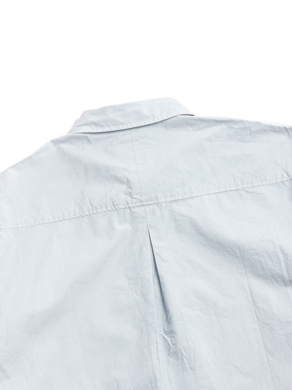 HORLISUN CLASSIC TYPEWRITER COTTON SHIRT PALE BLUE - Image 3