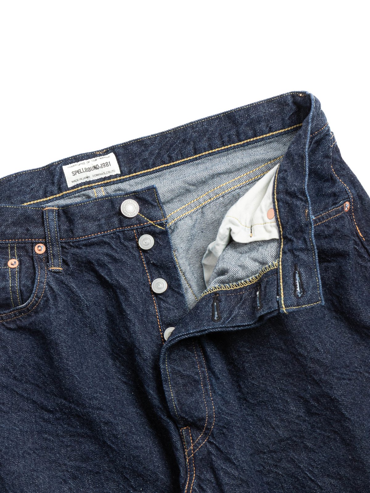 (10&ndash;701C&ndash;U) SELVEDGE REGULAR STRAIGHT JEAN RINSED - Image 2