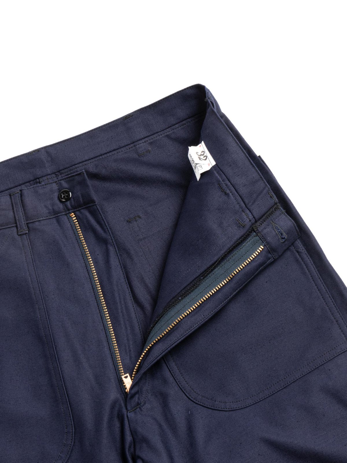 (LOT 225) BACK SATIN BAKER PANT NAVY - Image 3