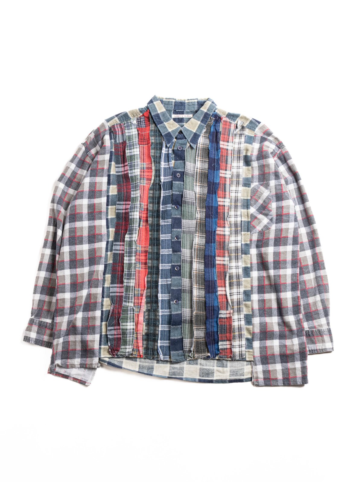 REBUILD BY NEEDLES FLANNEL SHIRT RIBBON SHIRT WIDE ASSORTED - Image 1