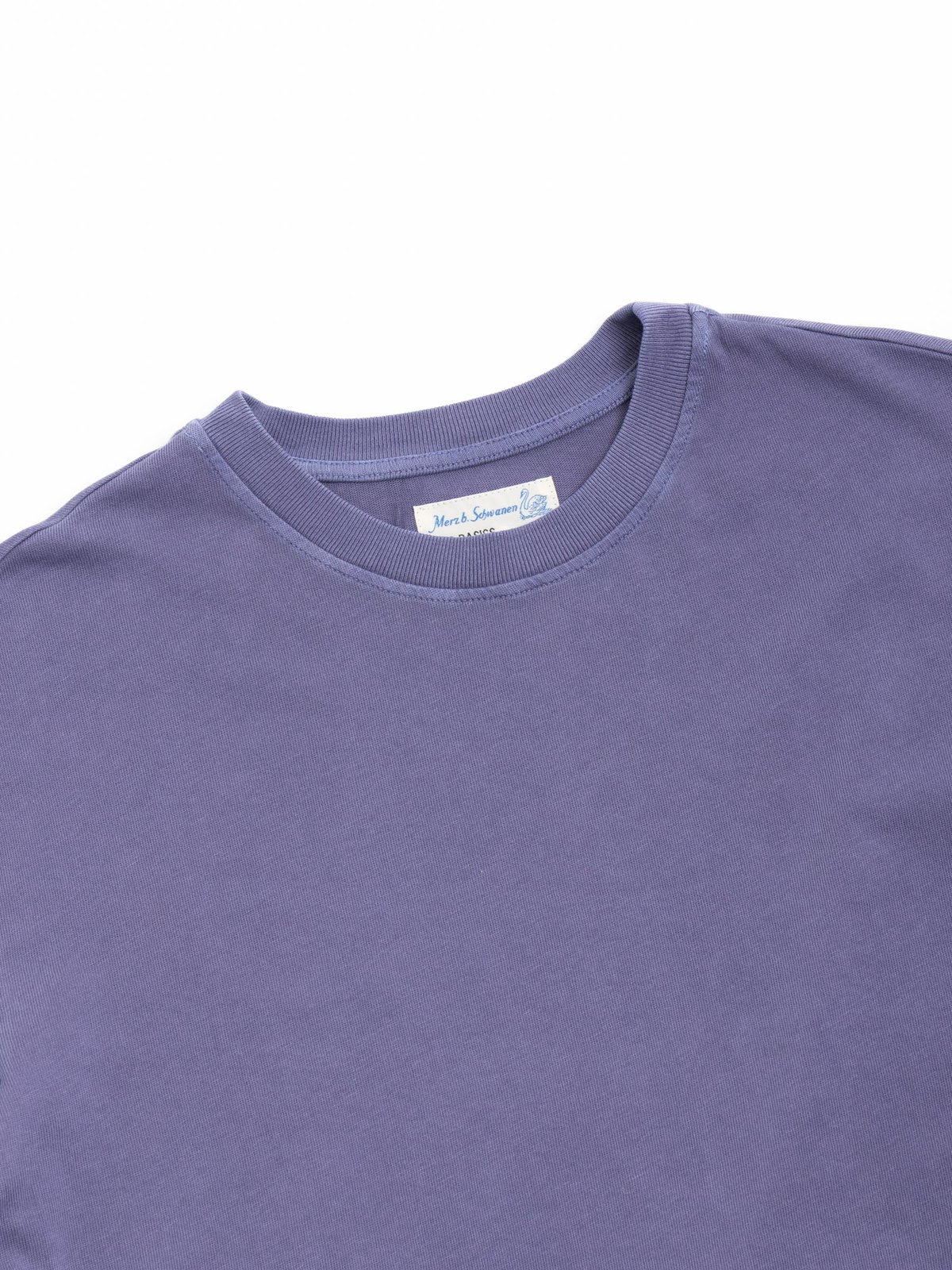 GOOD BASICS CTOS04 T–SHIRT WASHED OVERSIZED FIT PURPLE BLUE - Image 2
