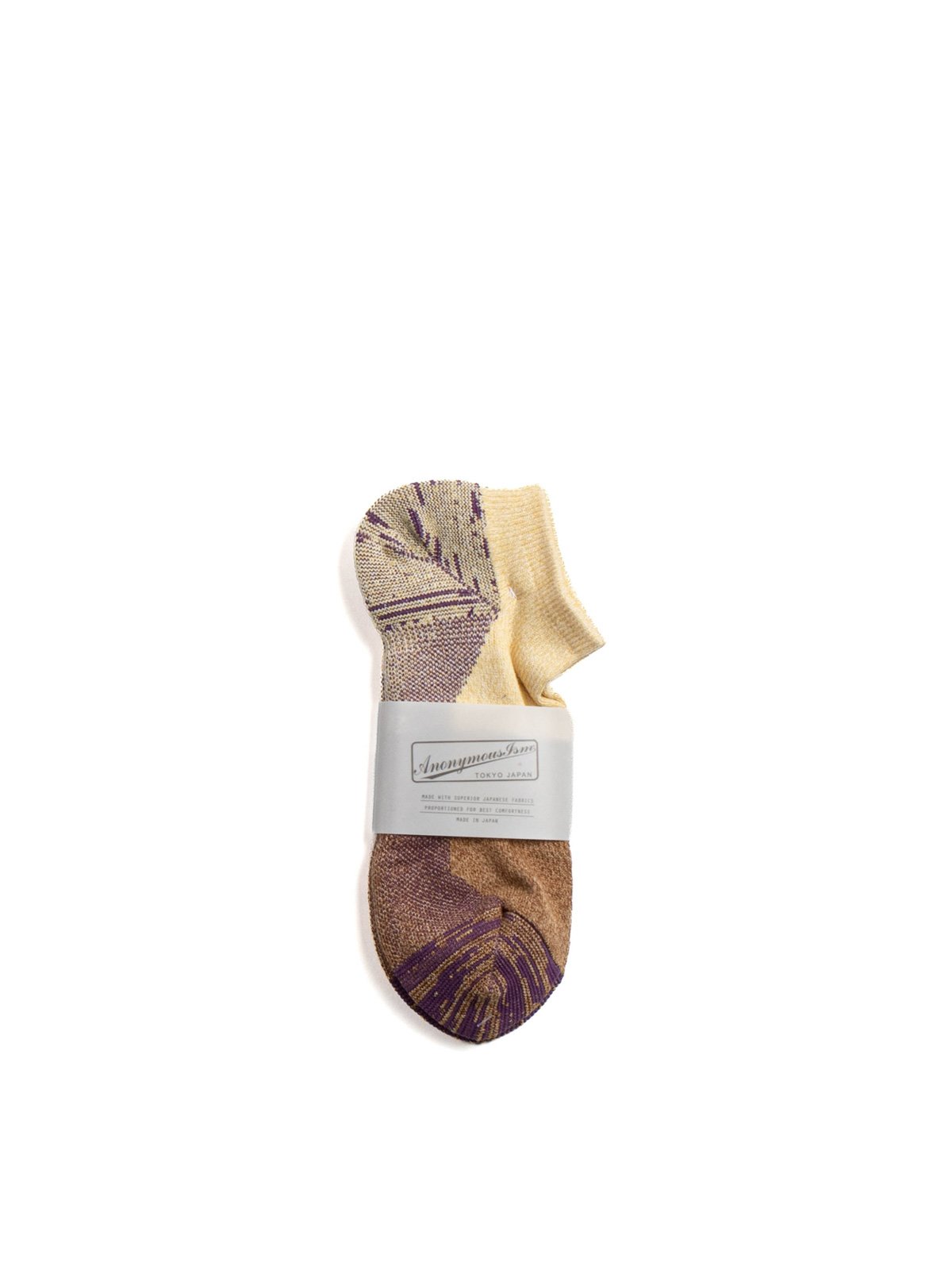 MOC PILE ANKLE SOCK PURPLE - Image 1