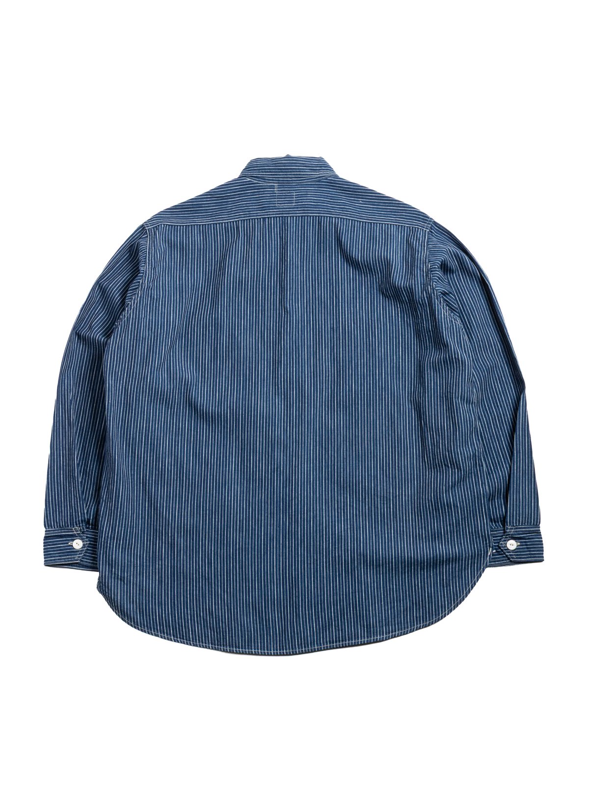 (1206&ndash;VCS) NO.6 SHIRT / VINTAGE CALICO STRIPE / INDIGO - Image 4