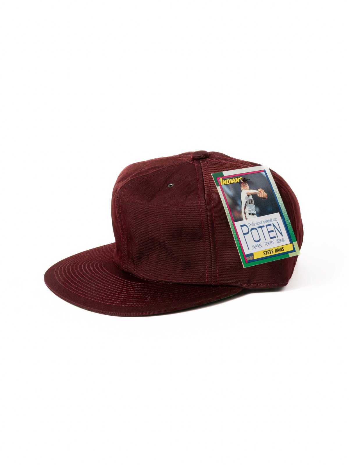 POTEN 80’S BB CAP VINTAGE NYLON WINE  - Image 1