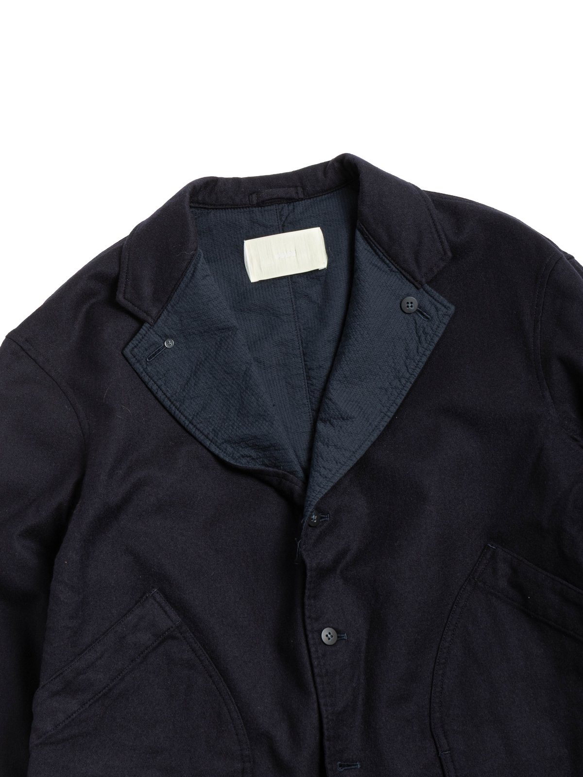(10&ndash;J04) REVERSIBLE HUNTER JACKET NAVY - Image 2
