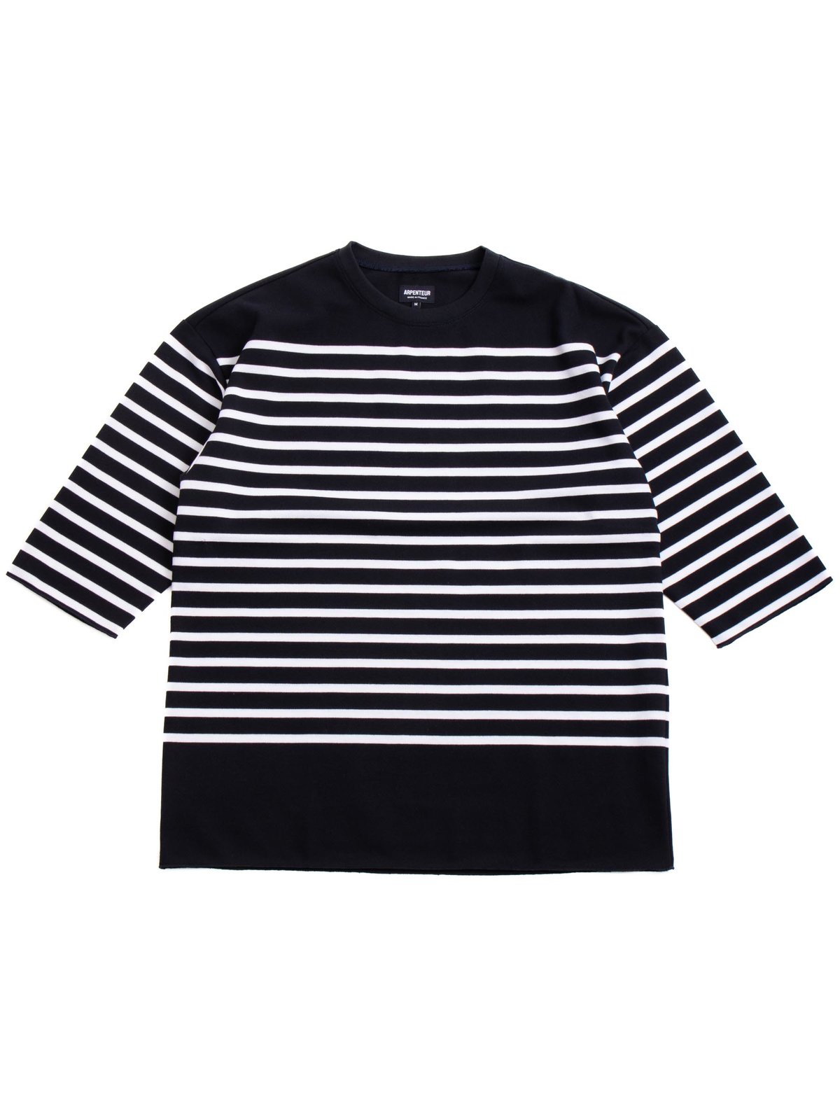 MARINIÈRE MIDNIGHT BLUE / WHITE Stripped T–Shirt by ARPENTEUR – The ...