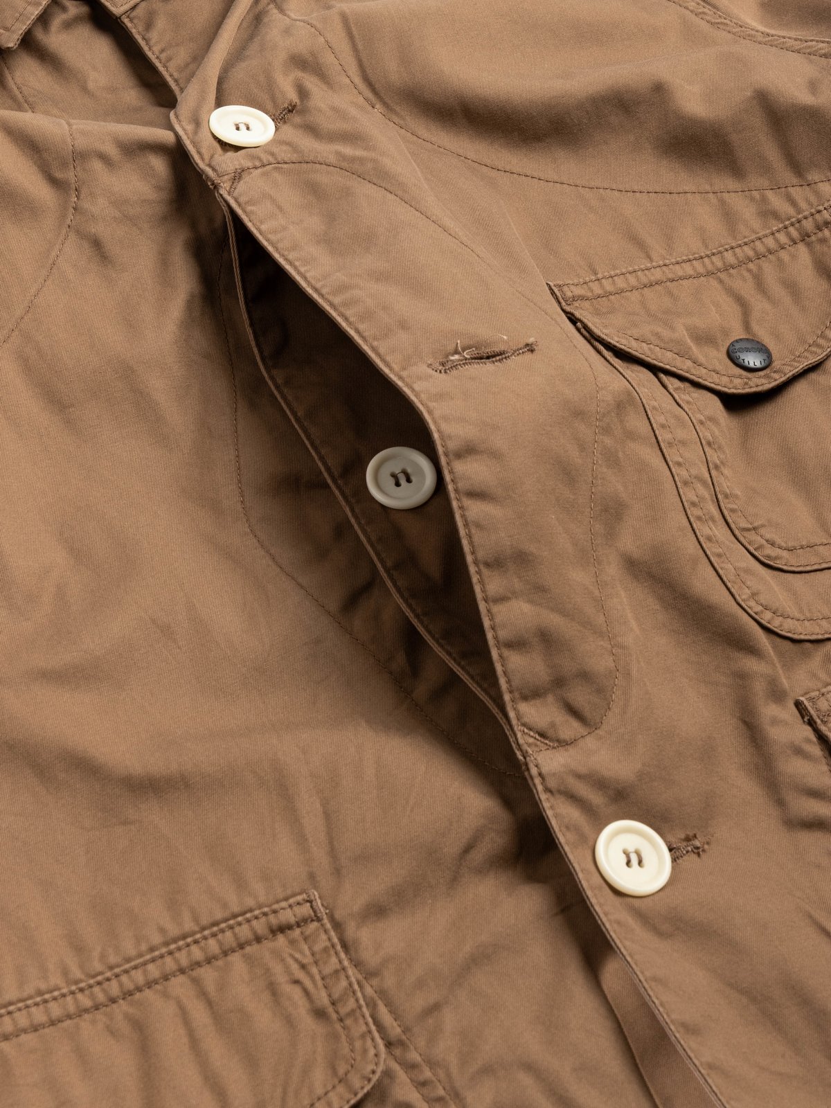 (CJ001) GAME JACKET / MOCHA BROWN - Image 4