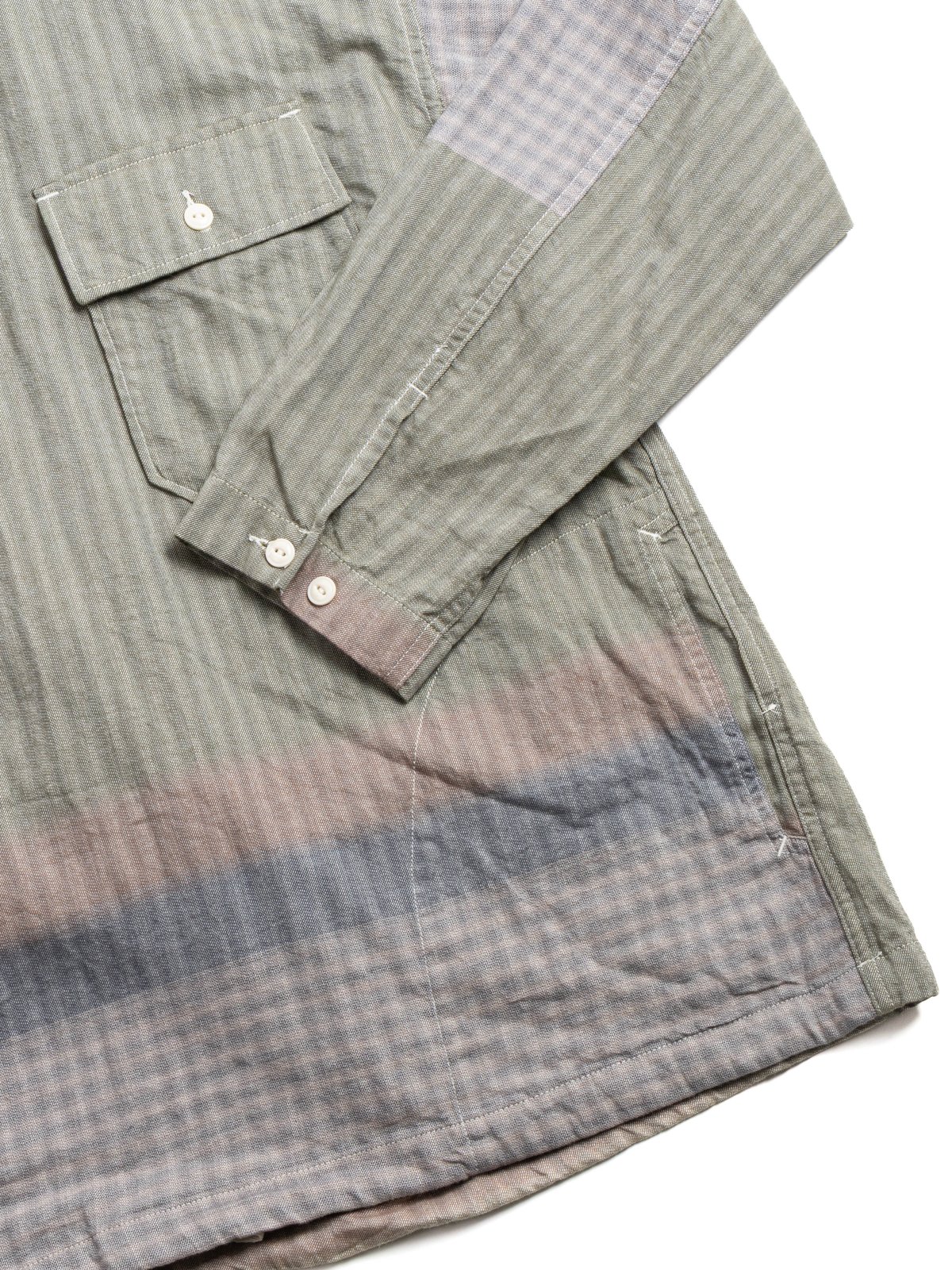 CAGOULE SHIRT MULTI COLOR SMOKY HORIZONTALl STRIPE - Image 3