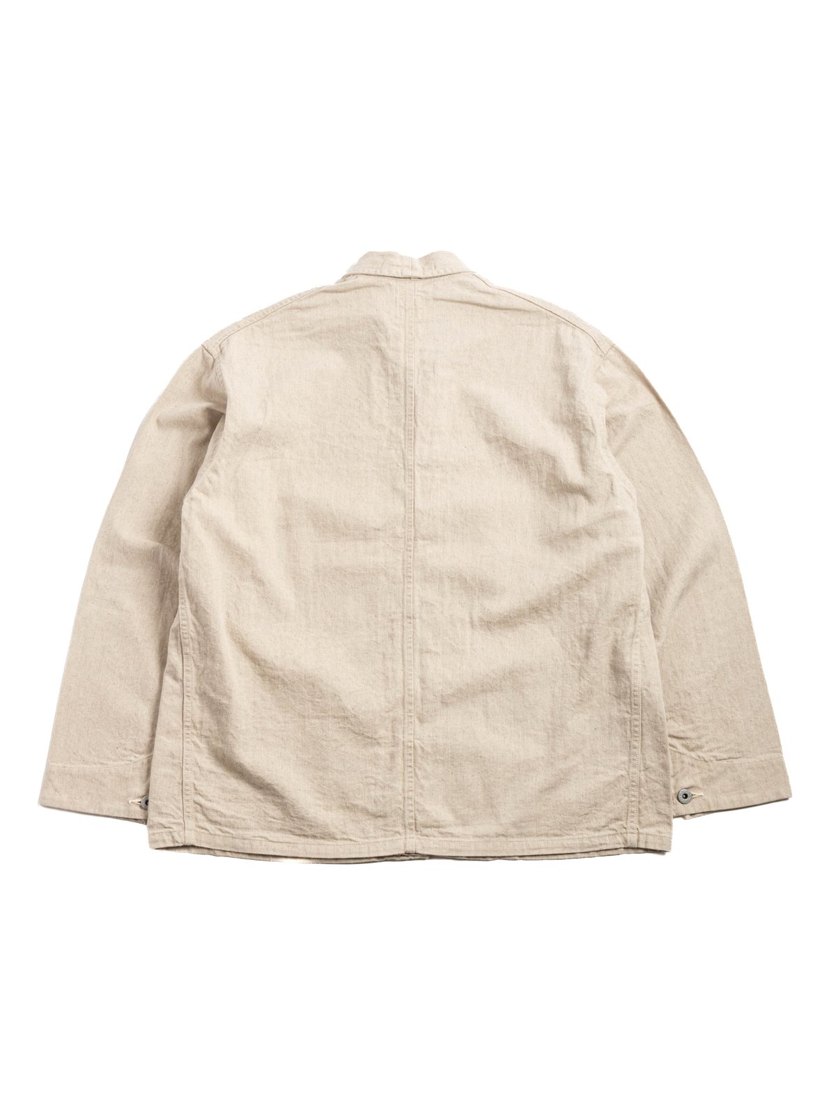 (3135&ndash;LHN) POST CHINOIS TRAVAIL 2 / LINEN COTTON HBT / NATURAL - Image 4
