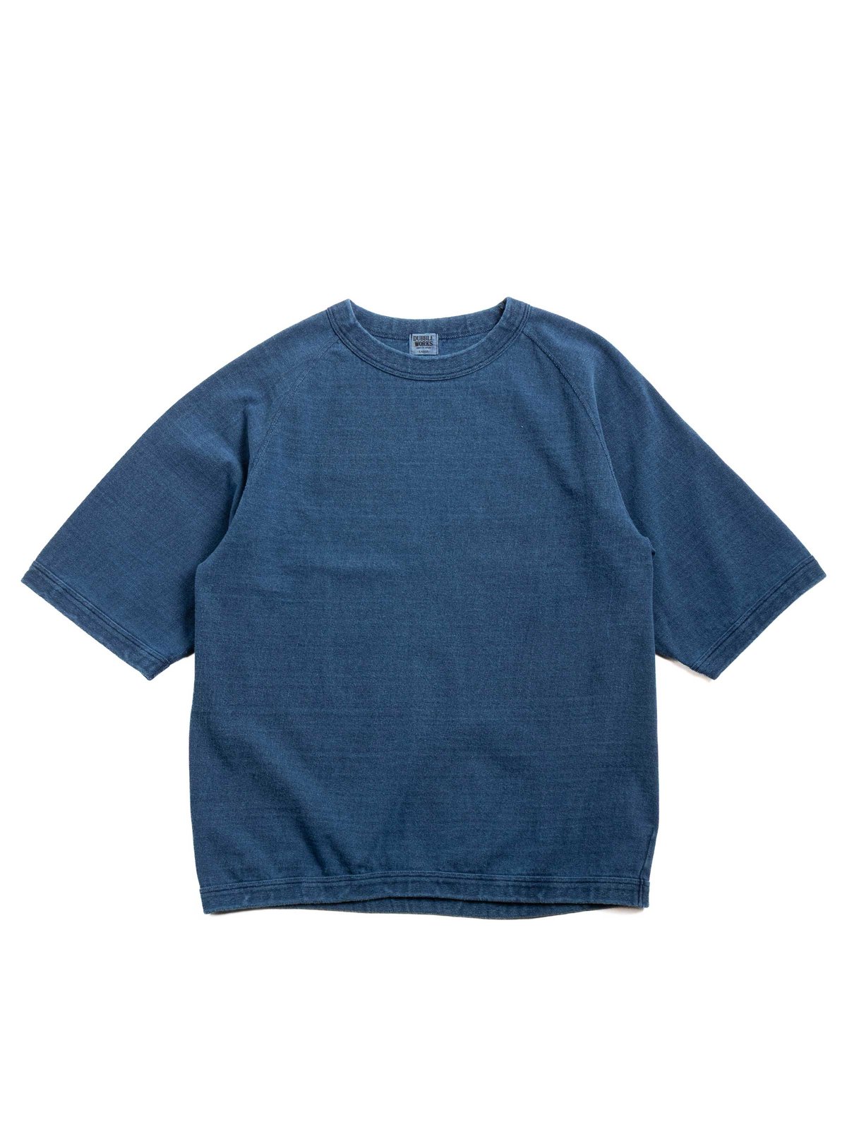 (LOT 37005IND) 9.5OZ HEAVY WEIGHT RAGLAN SLEEVE TEE / INDIGO - Image 1
