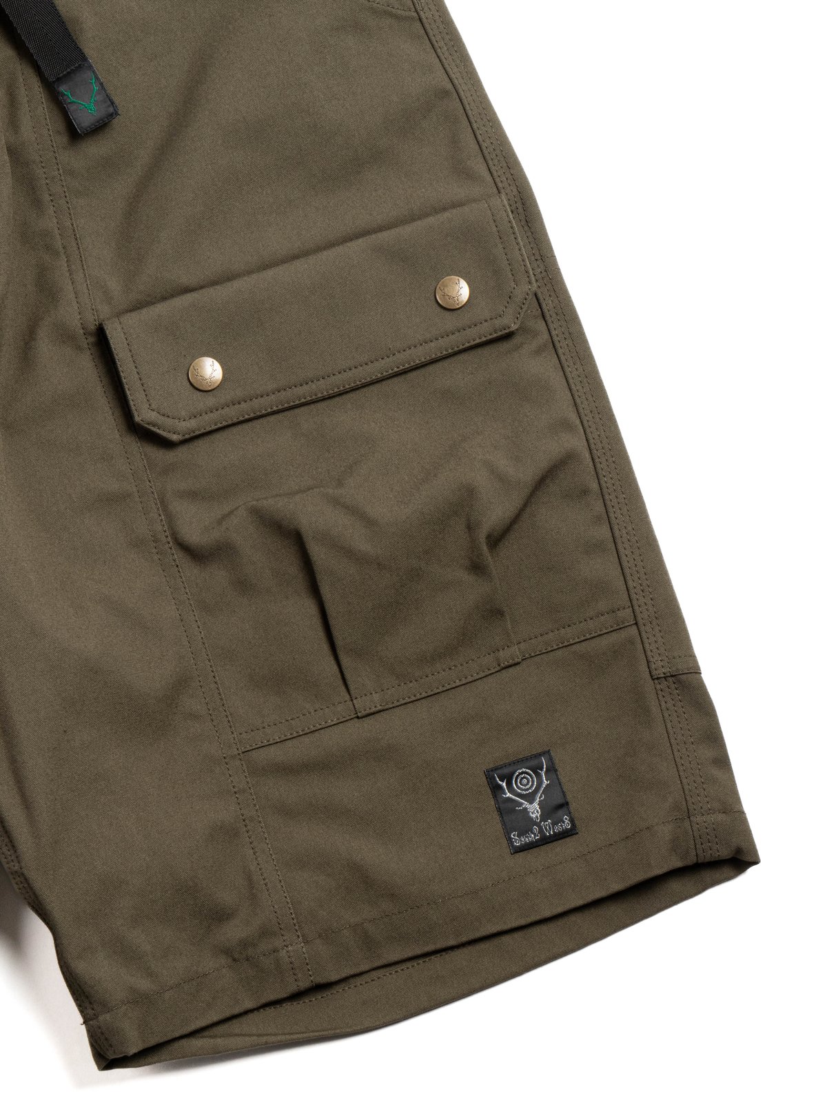 SOUTH2 WEST8 BELTED HARBOUR SHORT C/N CANVAS OLIVE - Image 2