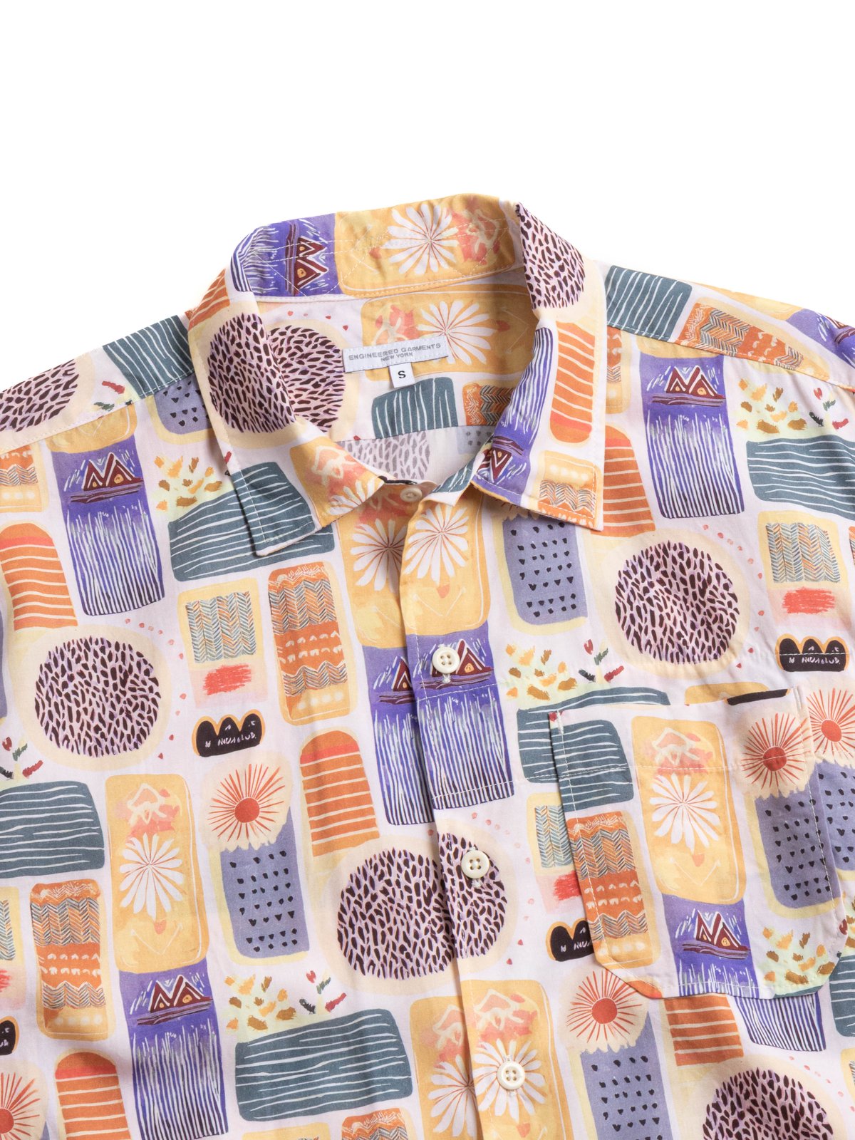 CAMP SHIRT MULTI COLOR TENCEL JAMAICAN PRINT - Image 2