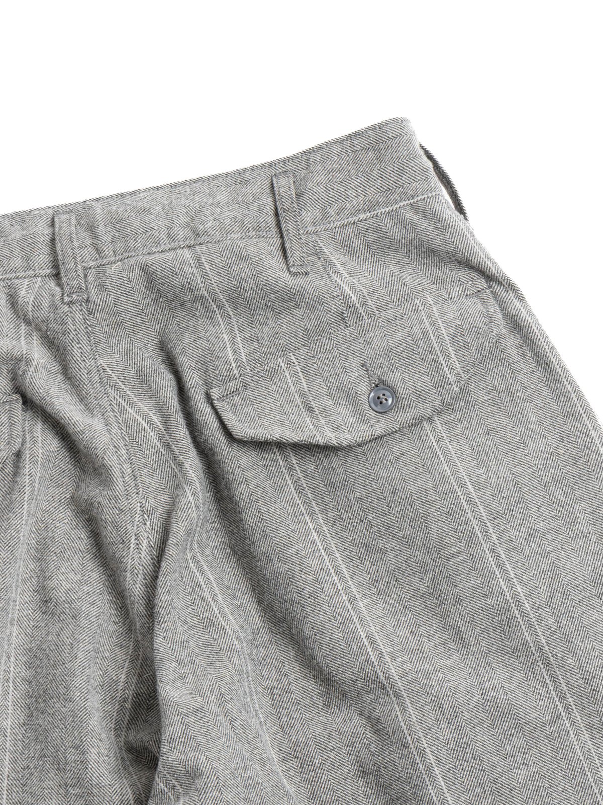 IAC PANT LT. GREY WOOL STRIPED HB - Image 6