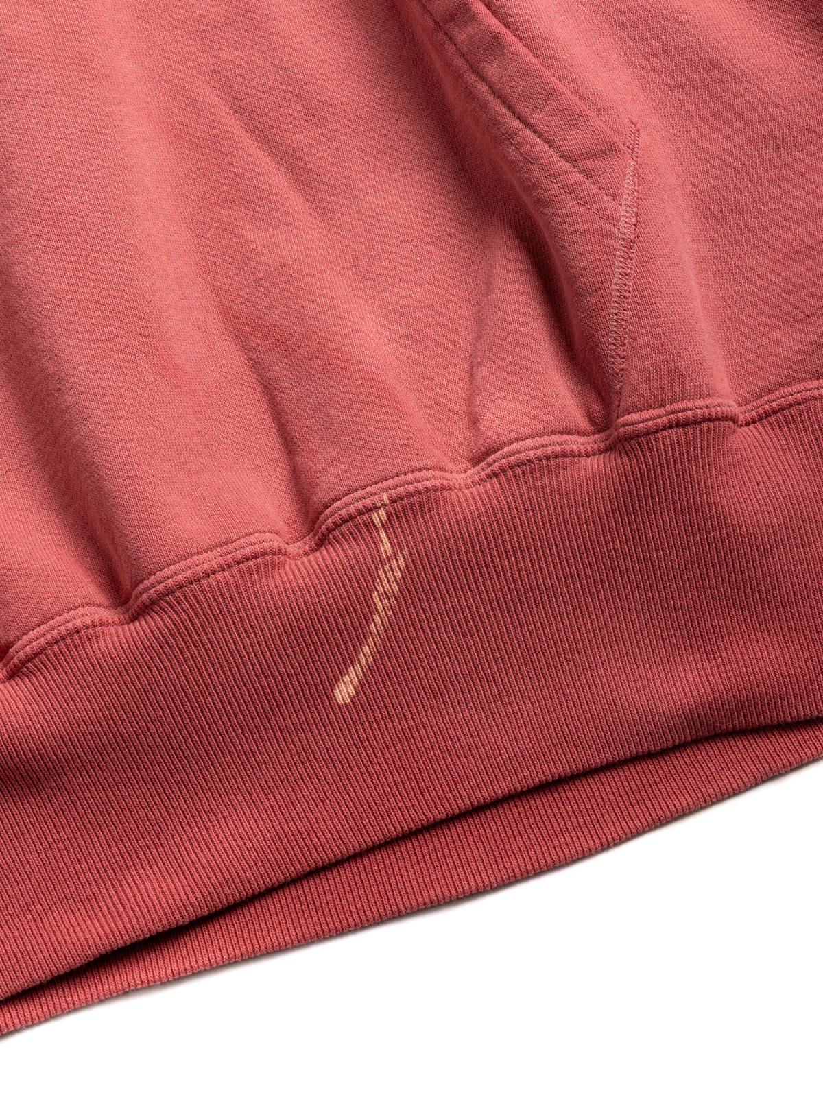 (LOT 462) RAGLAN HOOD U/W (SUN BURN) RED - Image 4